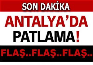 Kemer de Bir Otelin Plajnda Patlama